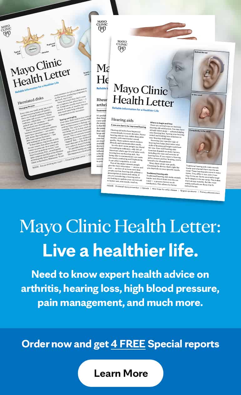 Health letter banner