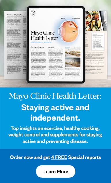 Health letter banner for healthy aging